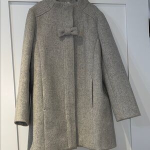 Elegant Gray Girl’s Coat